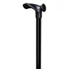 Gastrock Wandelstok ergonomisch - Zwart - Comfort-grip - Links