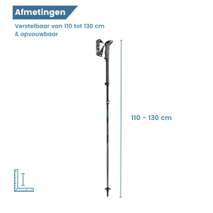 opvouwbaar afmetingen trekkingstok