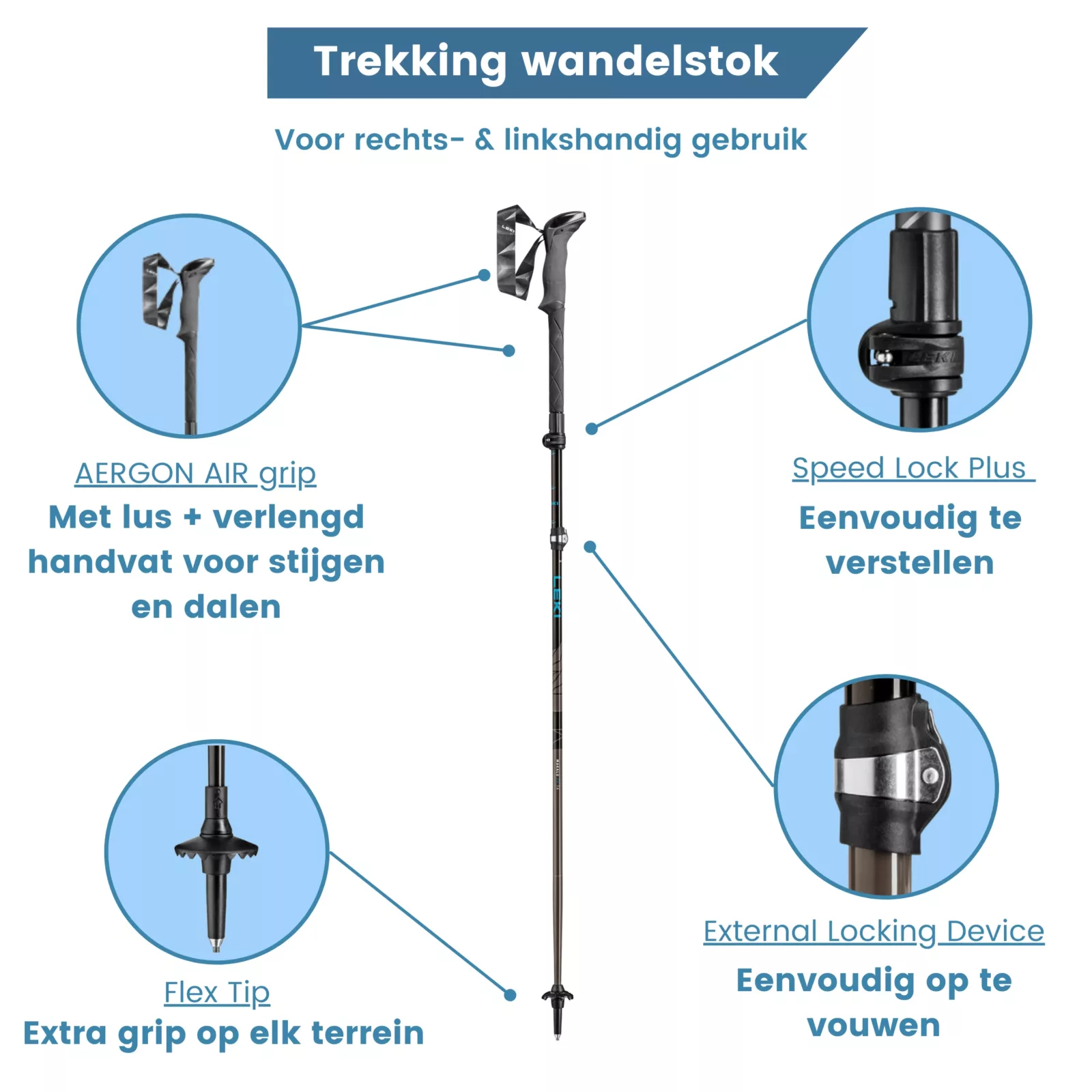 usp wandelstok voor bergen