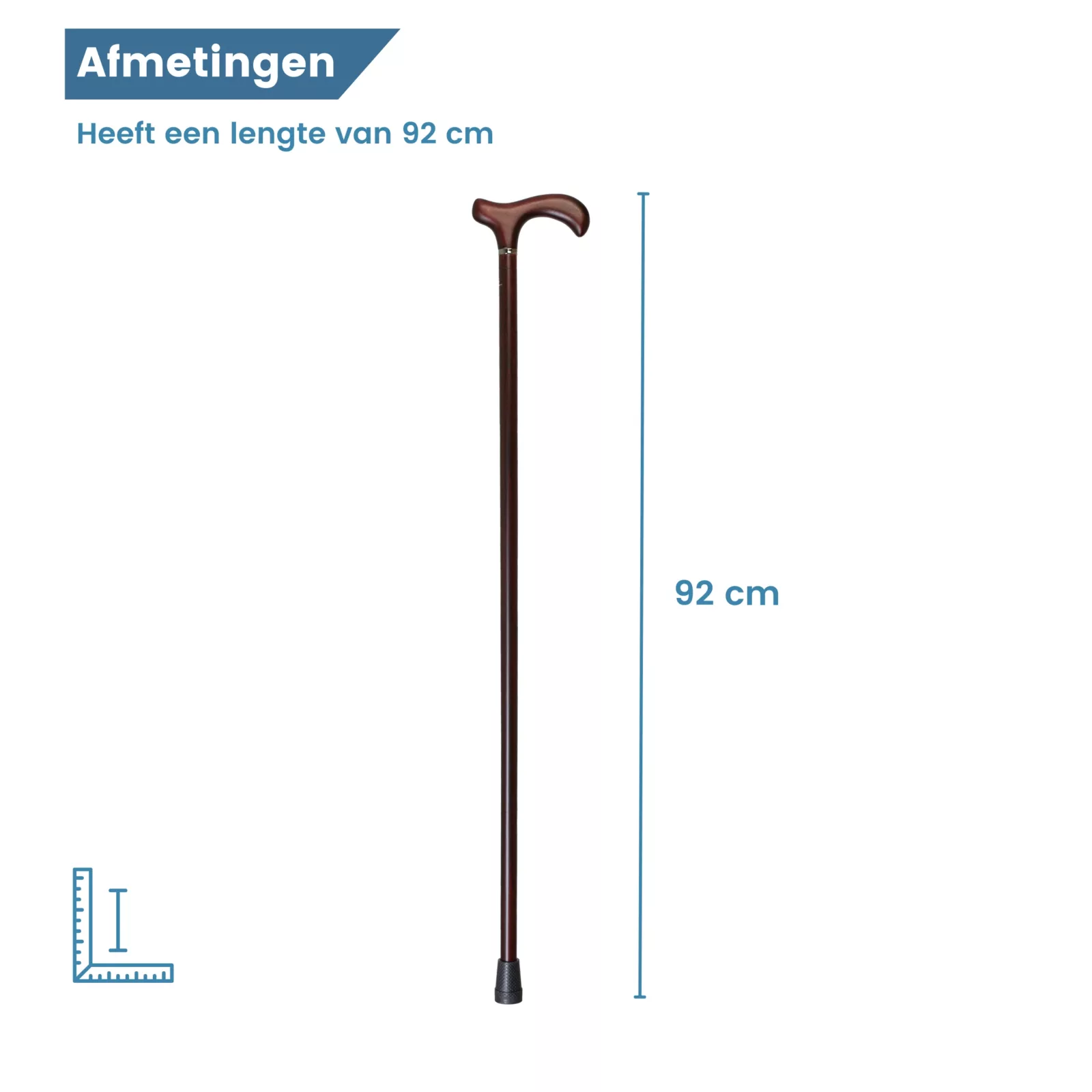 wandelstok van hout