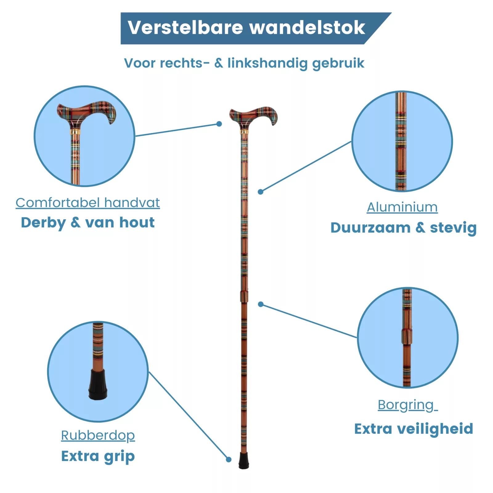 eigenschappen wandelstok