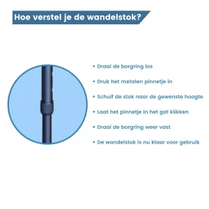 verstellen wandelstok