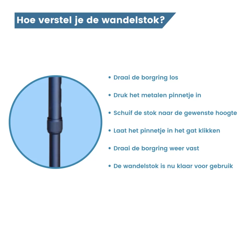 verstellen wandelstok