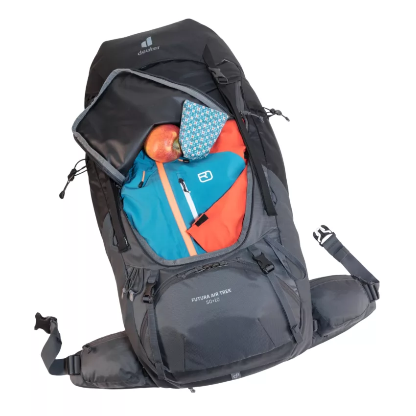 deuter Backpack Futura Air Trek 50+10 – Heren – Antraciet