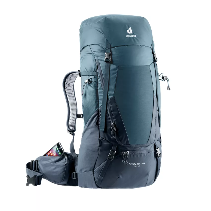 deuter Trekkingrugzak Futura Air Trek 50+10 – Heren – Blauw