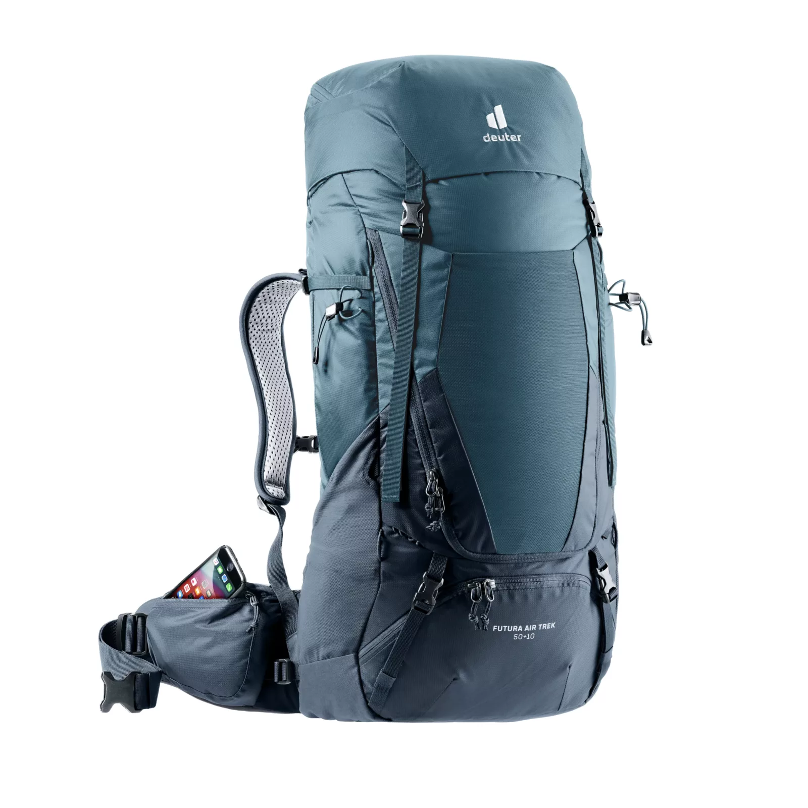 deuter Trekkingrugzak Futura Air Trek 50+10 – Heren – Blauw