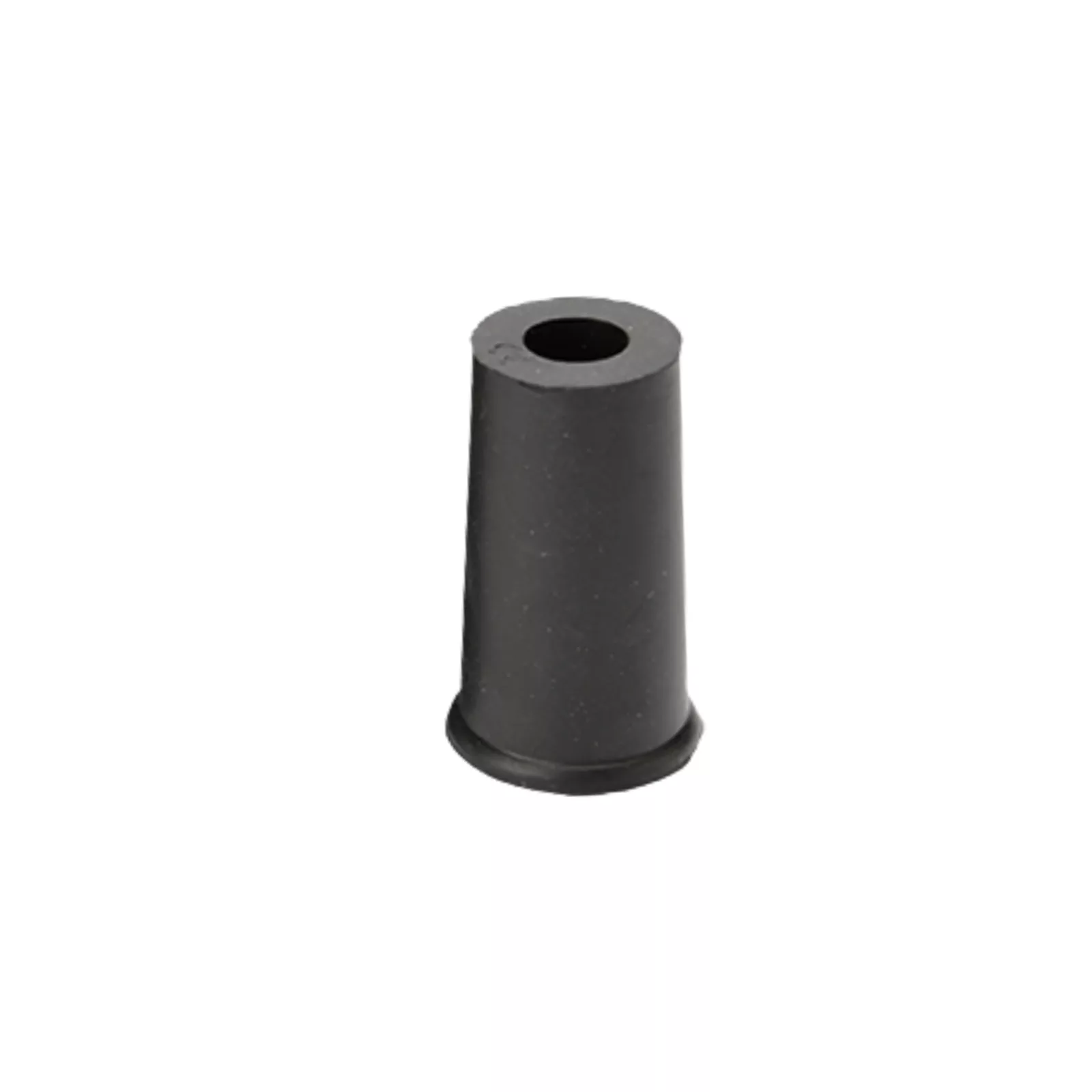 dop wandelstok zwart rond 10 mm