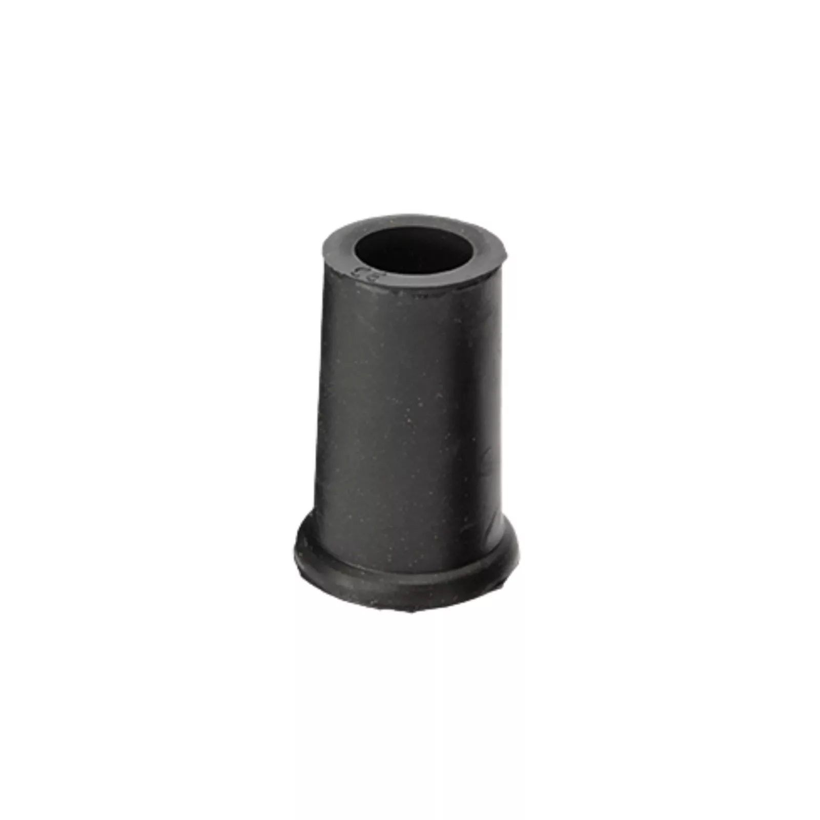 dop wandelstok zwart rond 16 mm