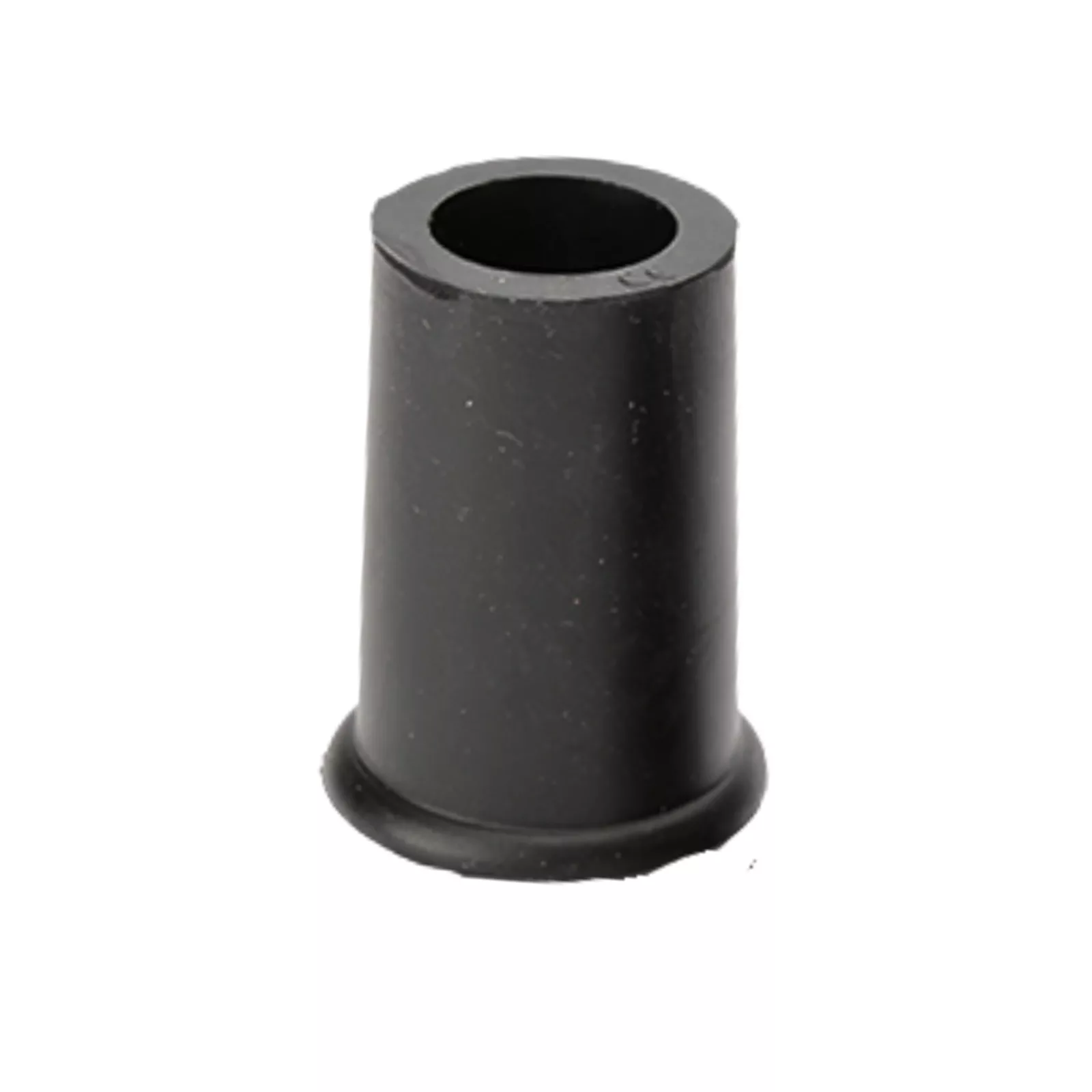 dop wandelstok zwart rond 22 mm