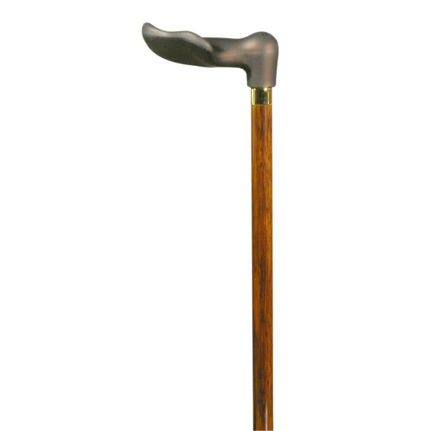 ergonomische wandelstok soft touch handvat links