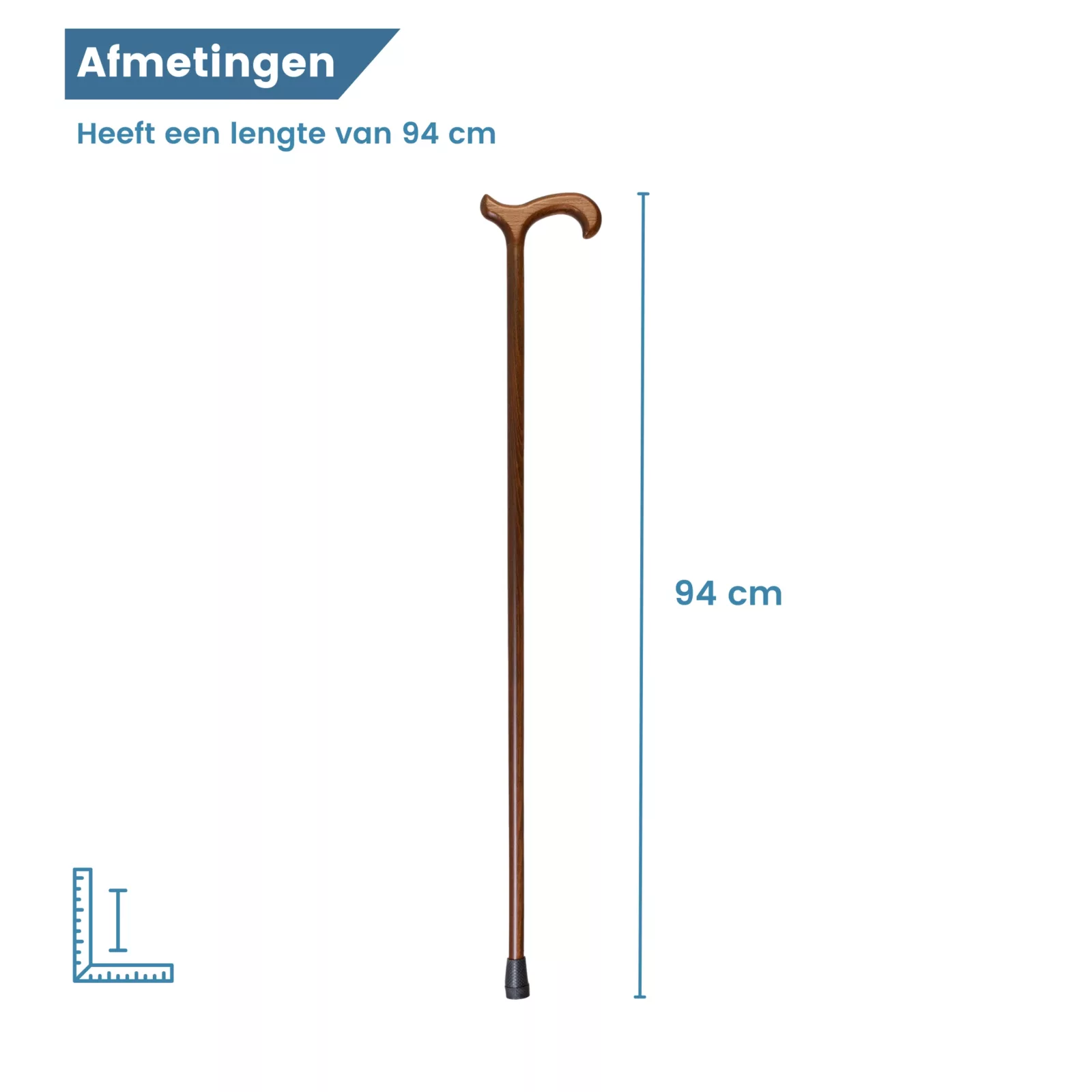 afmetingen beukenhout wandelstok