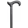 Gastrock Carbon wandelstok - Verstelbaar - Zwart