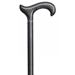 zwarte wandelstok carbon
