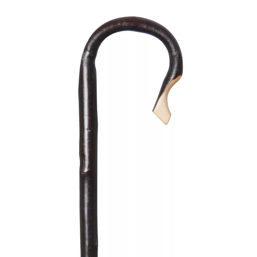herdersstok kastanjehout met schors 137 cm