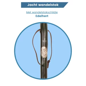 wandelstok schild edelhert