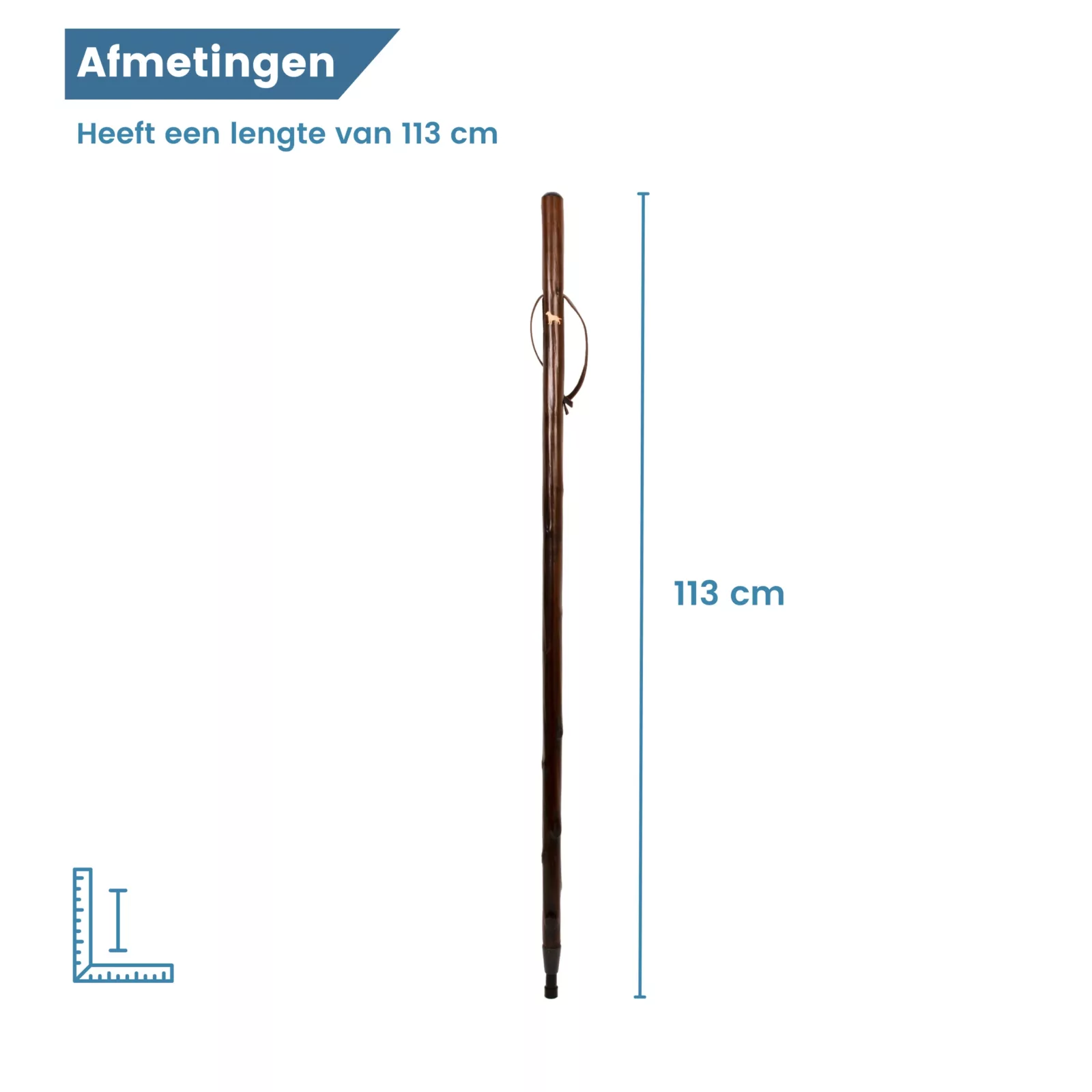gastrock jachtstok labrador retriever kastanjehout lengte