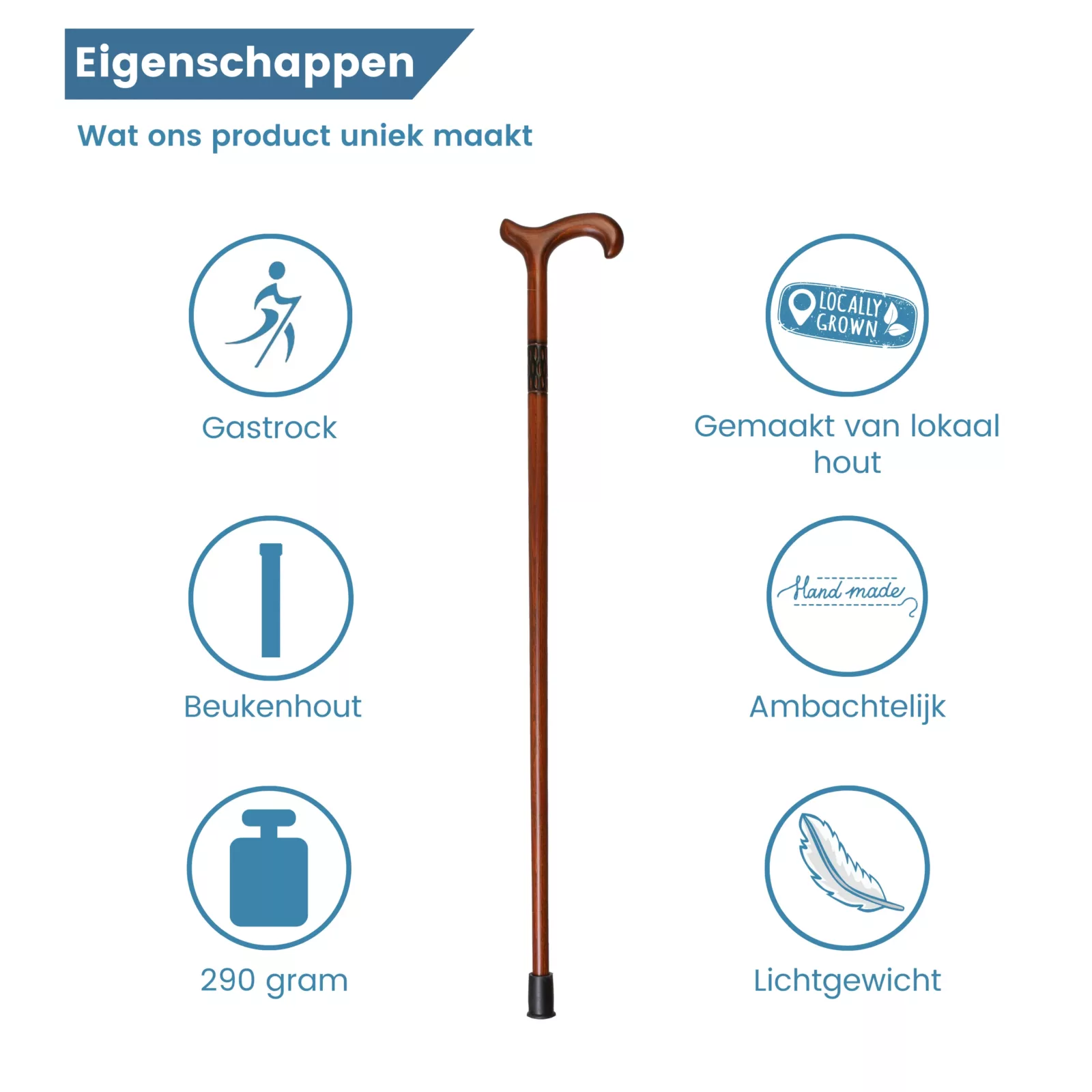 eigenschappen wandelstok