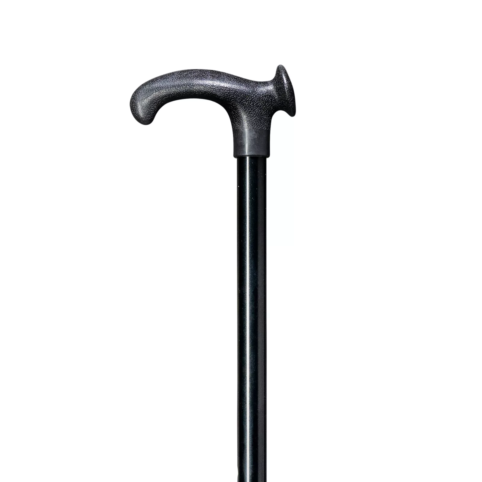 wandelstok ergonomisch zwart met links handvat