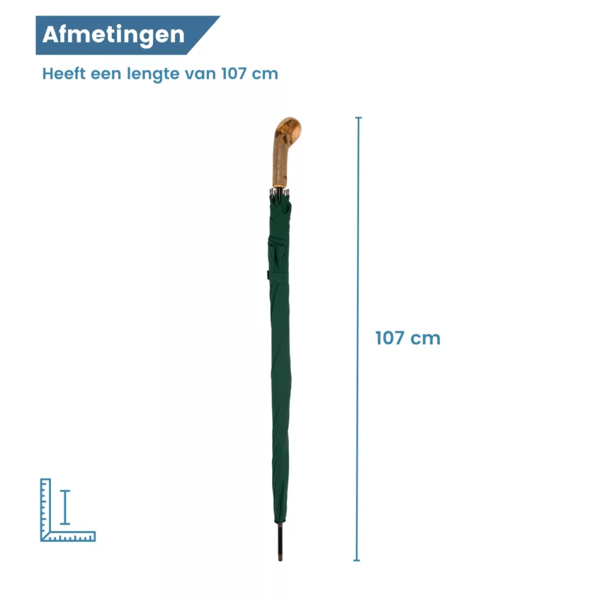 afmetingen golfparaplu groen