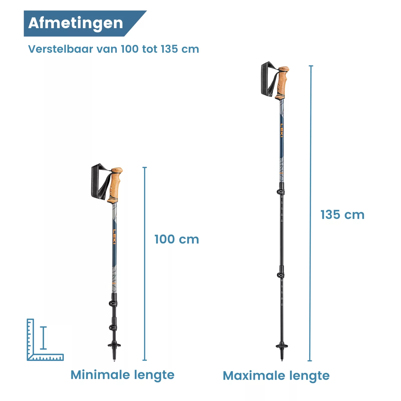hikestokken legacy lichtgewicht afmetingen