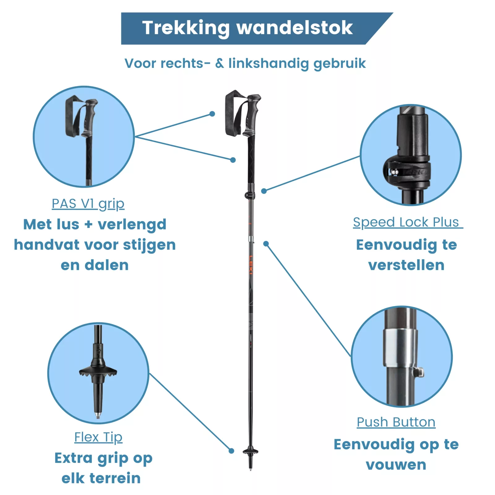 hike stokken legacy opvouwbaar usp