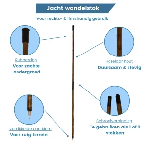usp jagerstok 175 cm tweedelig