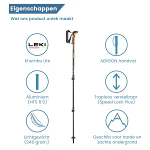 eigenschappen wandelstok voor bergen