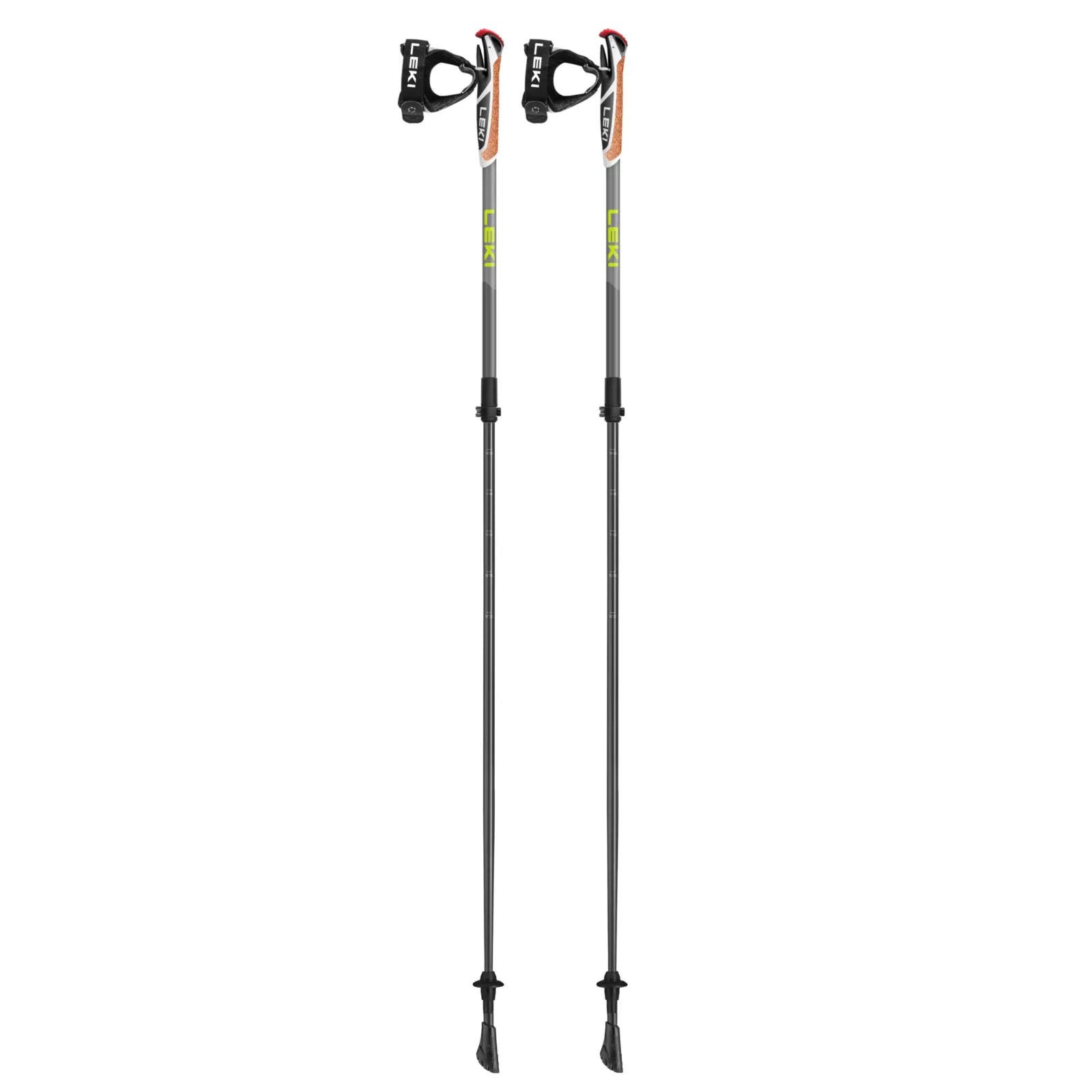 nordic walking stokken spin shark SL zilver met grijs