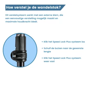 verstellen wandelstok