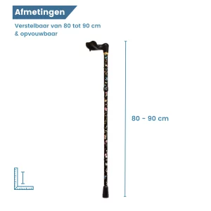 lengte wandelstok 80 tot 90 cm