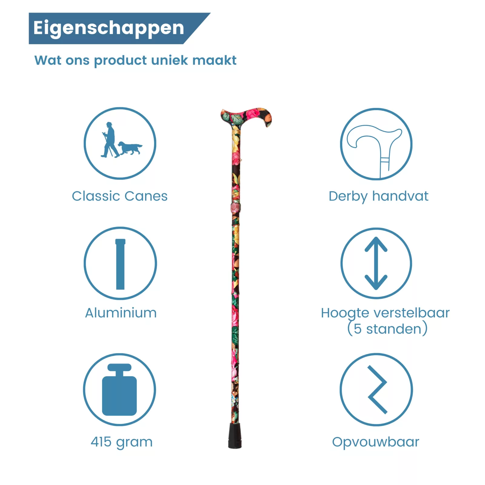 eigenschappen wandelstok