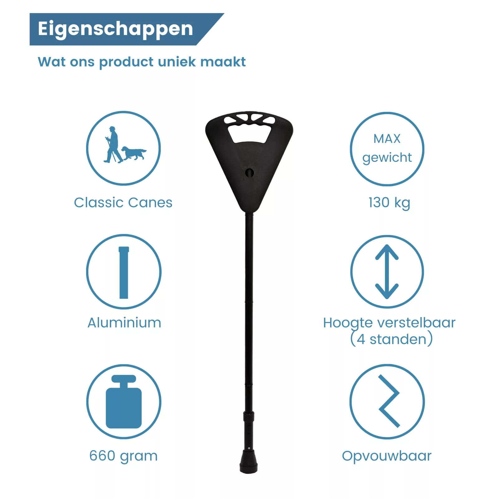 eigenschappen zitstok zwart
