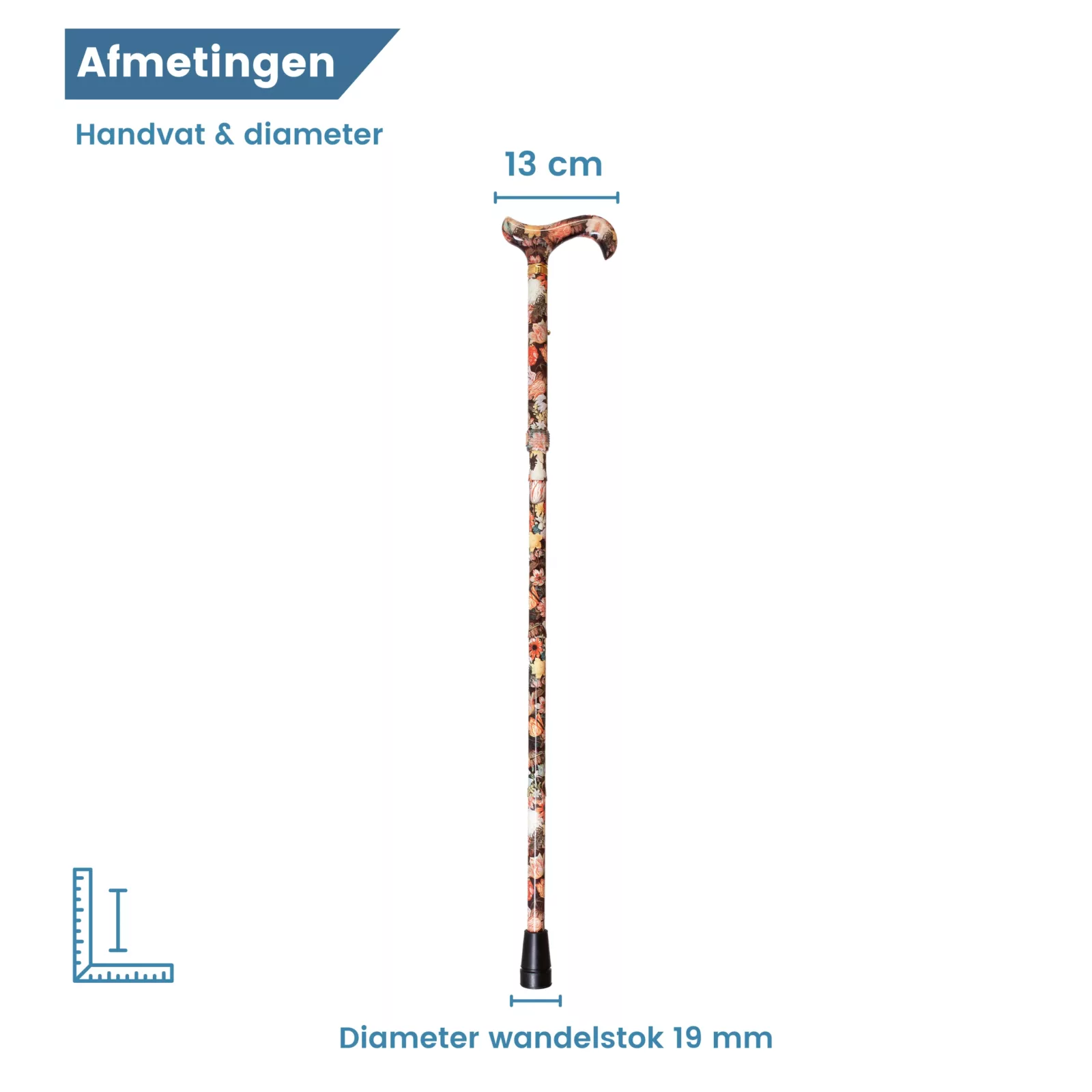 diameter wandelstok