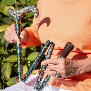 wandelstok opvouwbaar herfstgoud