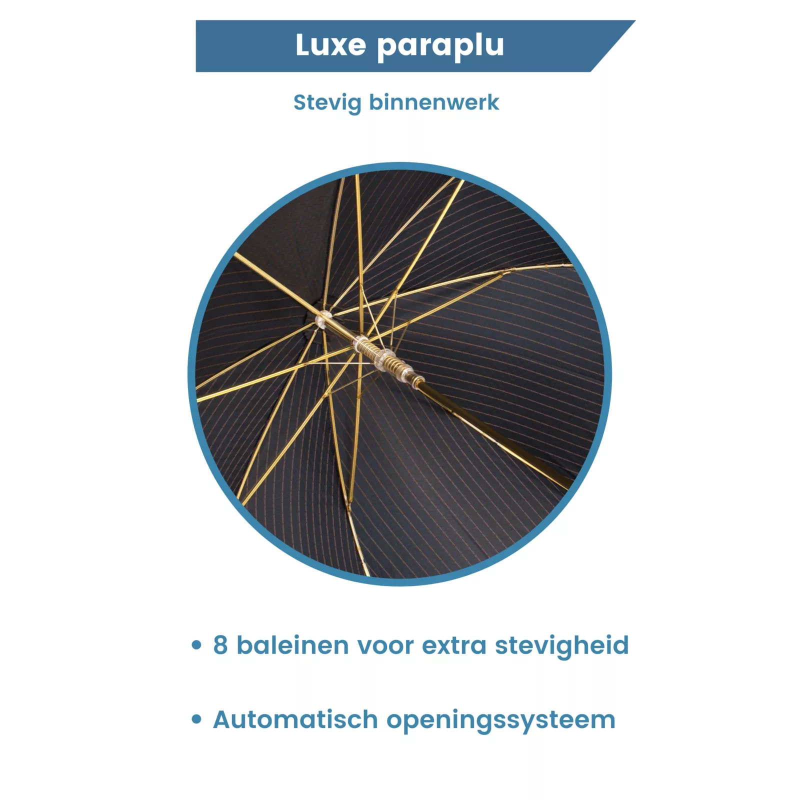 luxe paraplu binnenwerk