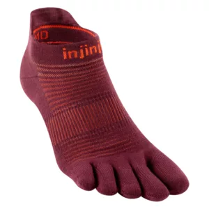 teensokken 37 tot 40 run lightweight no show coolmax rood