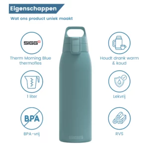 thermosfles shield therm one eco green 1 liter dop
