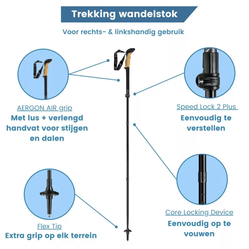 trekking wandelstok usp