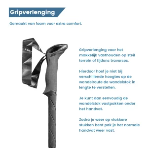 gripverlenging handvat makalu antishock opvouwbaar carbon handvat