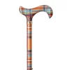 Classic Canes Uitschuifbare wandelstok - Veelkleurige Tartan