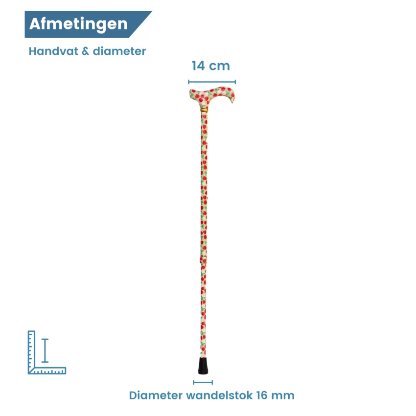 diameter wandelstok