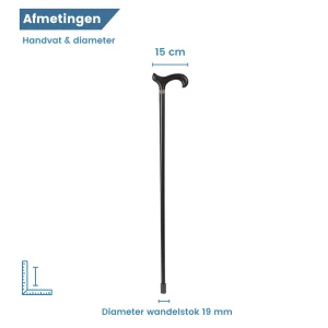 diameter wandelstok