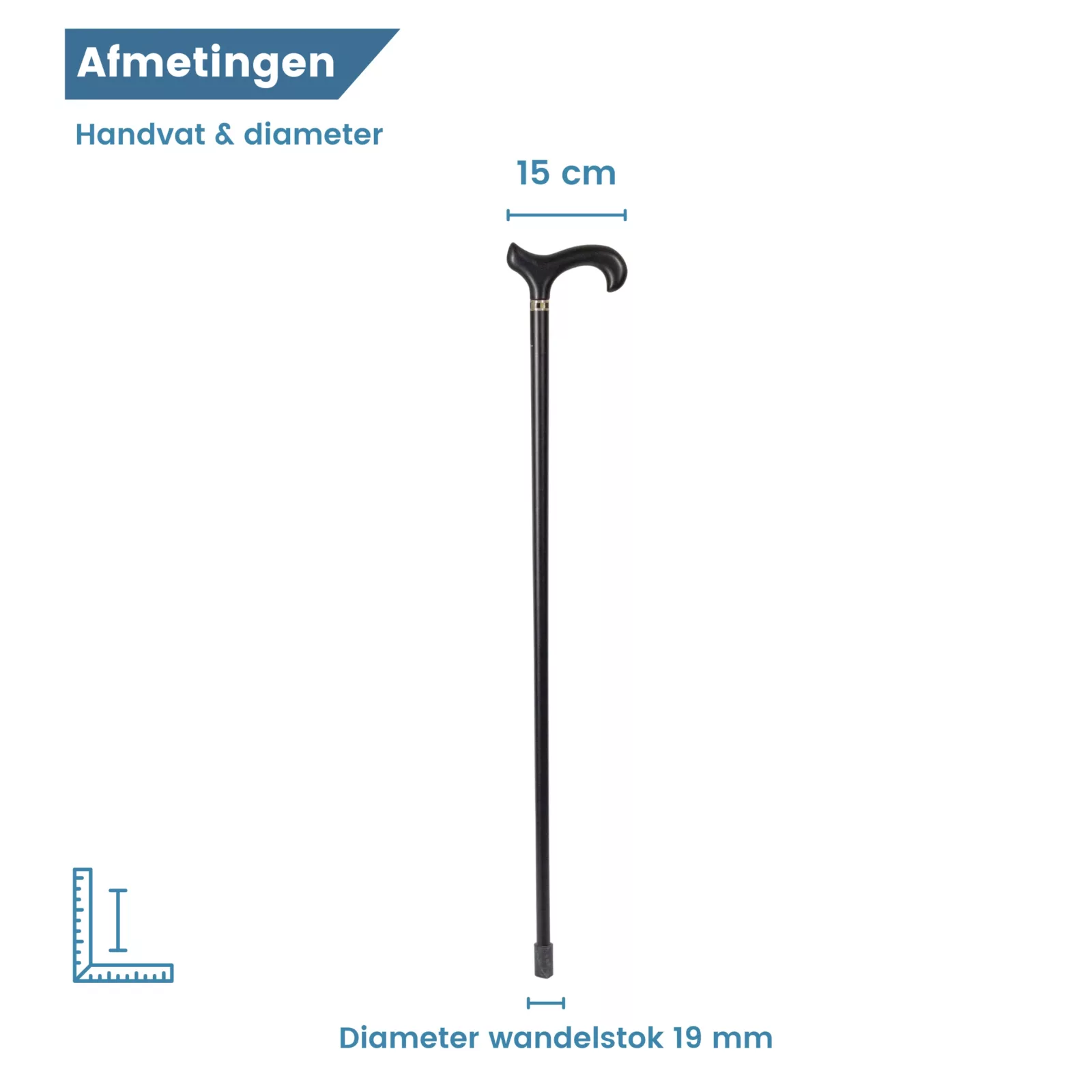 diameter wandelstok