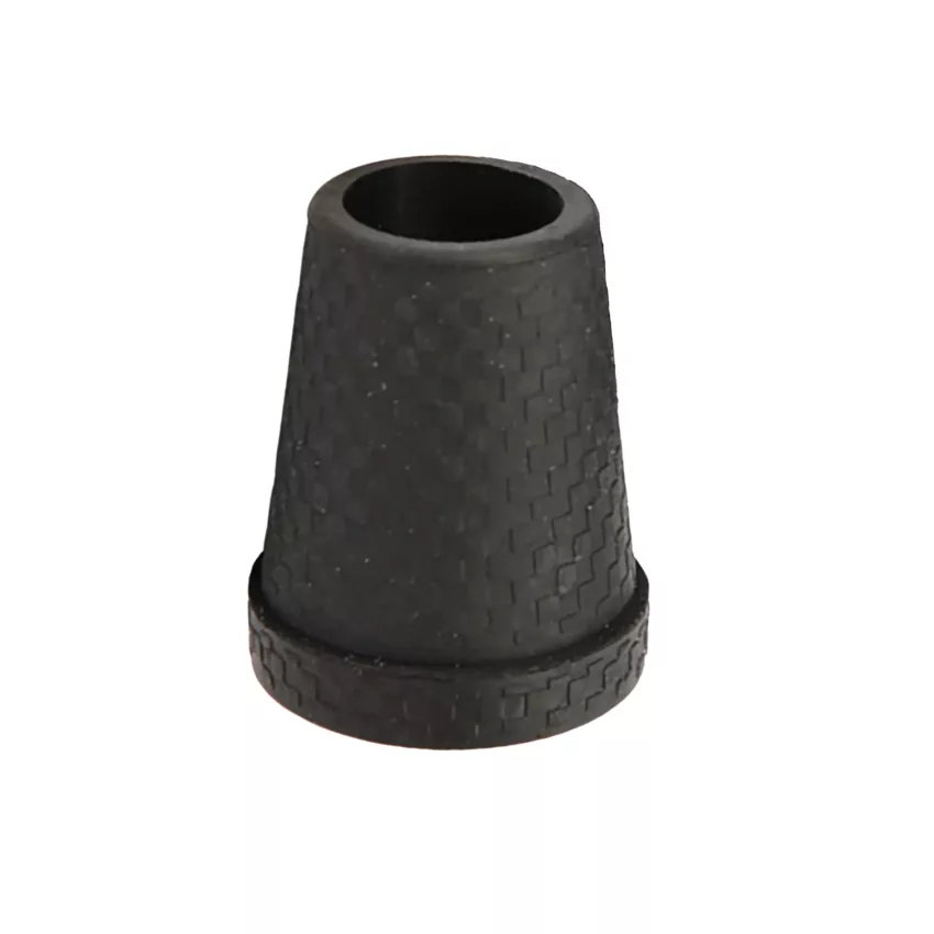 wandelstok dop 18 mm zwart
