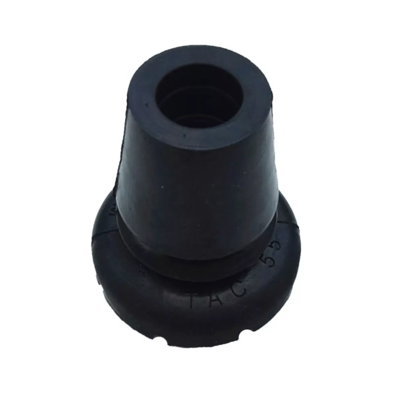 wandelstok dop zwart 19 mm