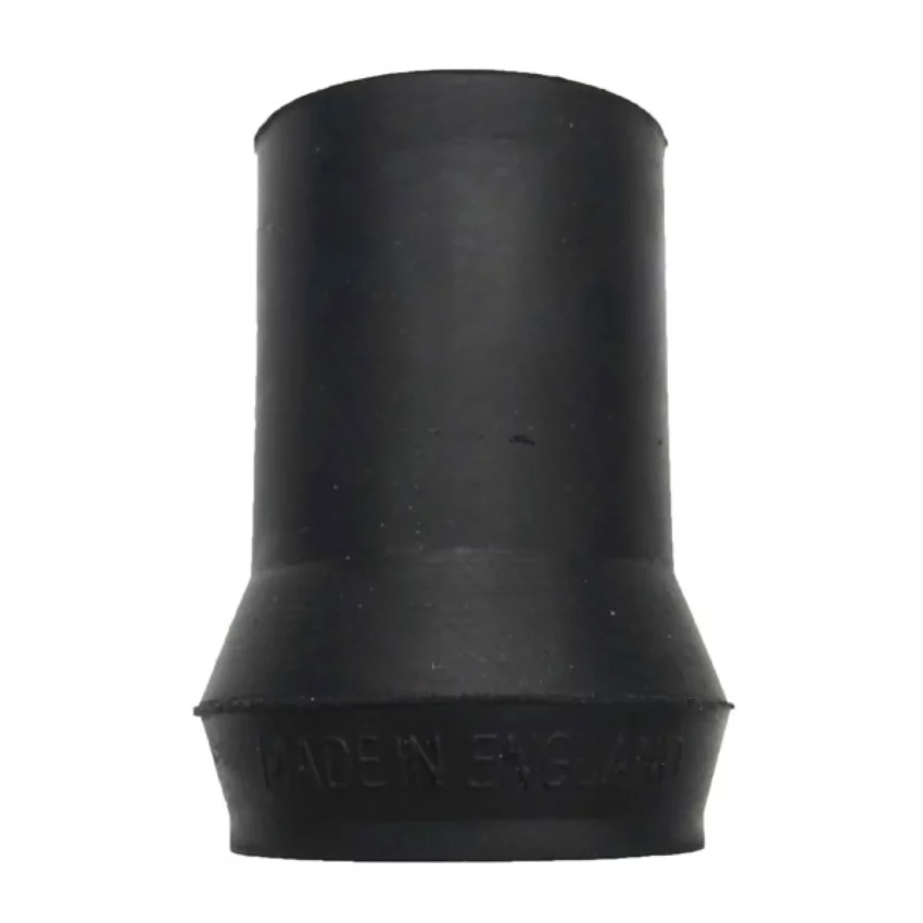 zwart rubber wandelstok dop 19 mm type d