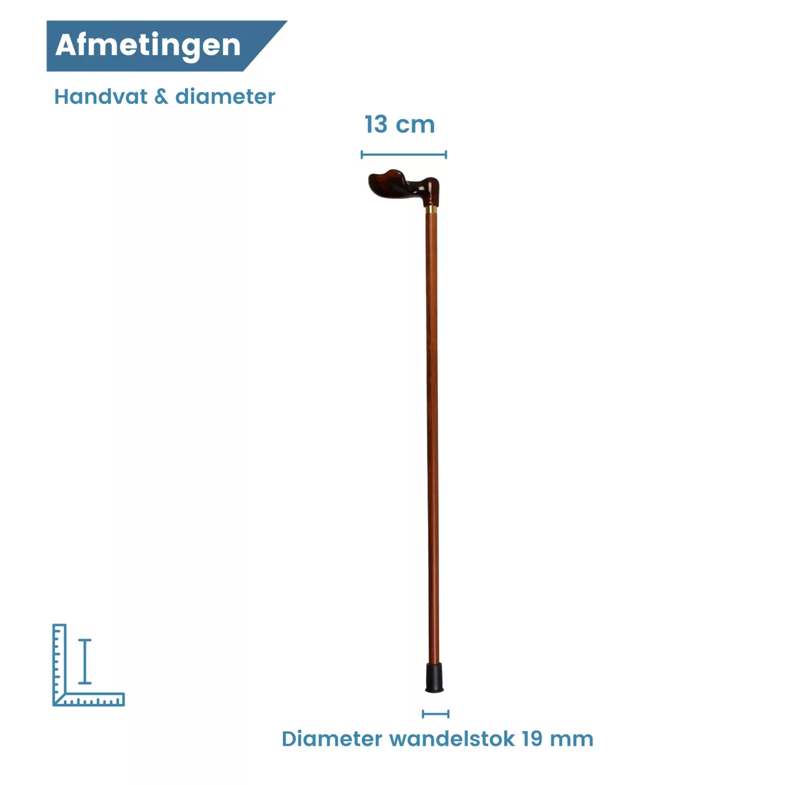 diameter wandelstok