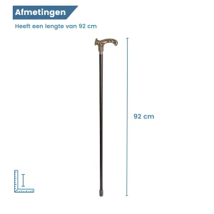 lengte 92 cm wandelstok