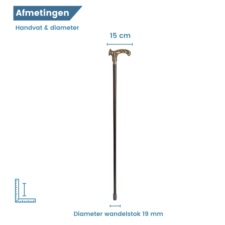 diameter wandelstok