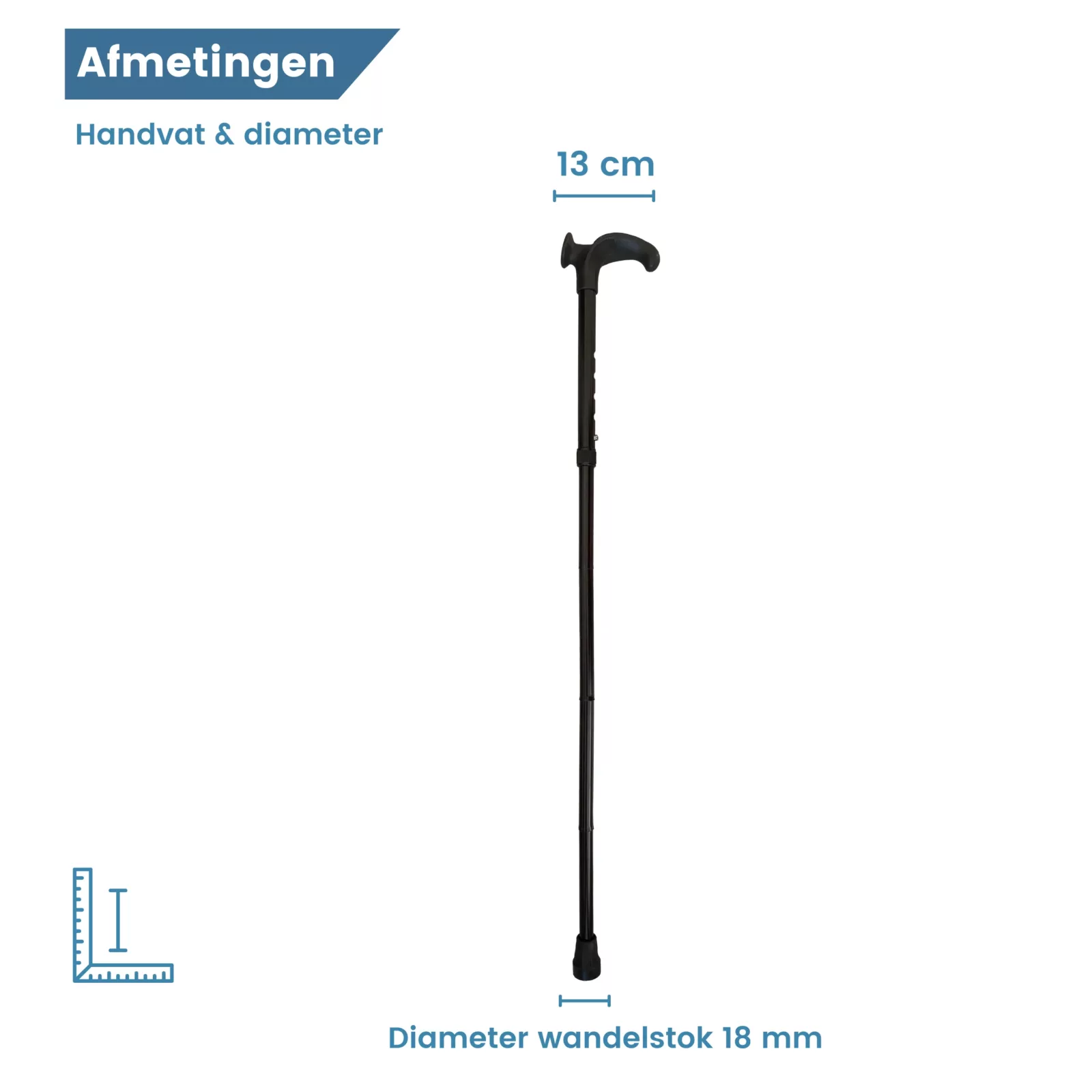 relax grip wandelstok ergonomisch